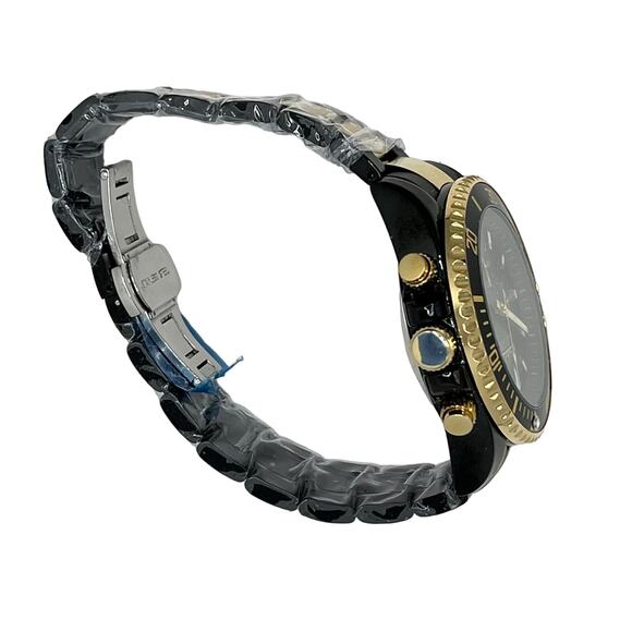 Wishdoit Multi Function Men's Watch in Black/Gold - Picture 5 of 7